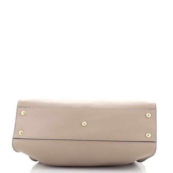 Fendi Peekaboo Bag Leather with Tortoise Detail Regular Neutral - Picture 5 of 7